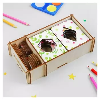 Доски Сегена Фигруры -2, набор 18 шт., размер досочки: 6,6 × 8,5 см