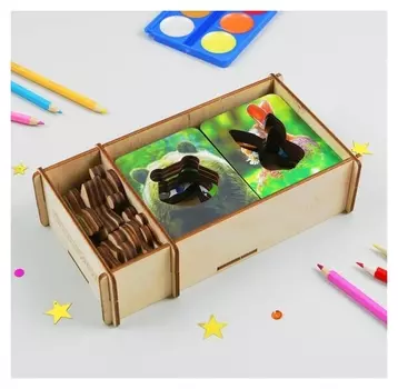 Доски Сегена Животные, набор 18 шт.