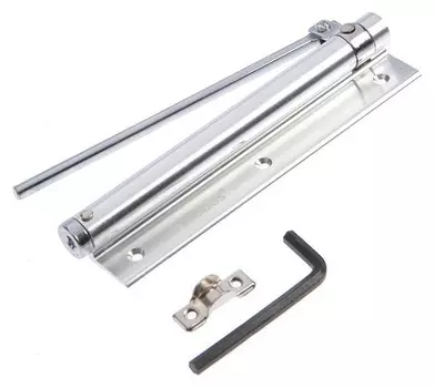 Доводчик дверной пружинный Td-35, цвет серебро