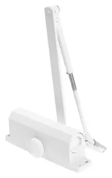 Доводчик дверной Tundra D100ww, до 100 кг, белый