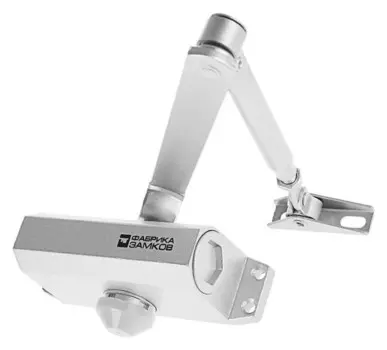 Доводчик "Фабрика замков", 15-25 кг, цвет серебро