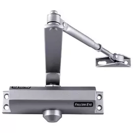 Доводчик FALCON EYE FE-B5W на дверь 85-120 кг, серебристый