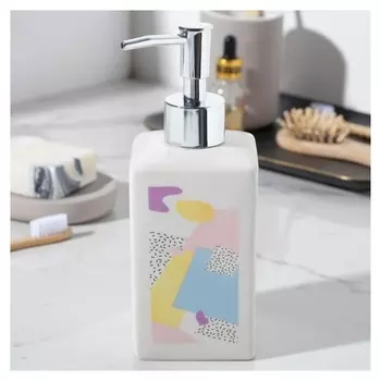 Дозатор для мыла "Геометрия", 400 мл