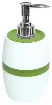 Дозатор для мыла Nvt-163 белый, пластик, 230 мл