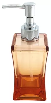 Дозатор для мыла пластиковый Nvt-153 коньячный цвет