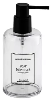 Дозатор для жидкого мыла Clarity прозрачный, акрил
