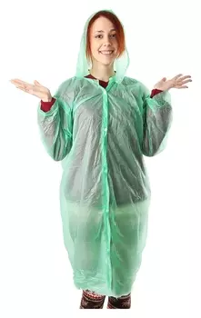 Дождевик-плащ взрослый универсальный