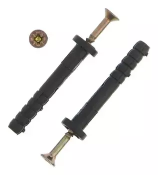 Дюбель-гвоздь тундра Krep 6x40 грибовидная манжета, 18 шт.