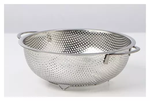 Дуршлаг из нержавеющей стали с ручками «Марко», D=19 см, 23×19,5×6,8 см