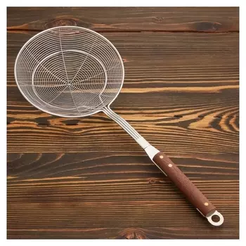 Дуршлаг-сито с деревянной ручкой 44см