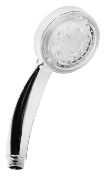 Душевая лейка Zein Z0015, с LED подсветкой, 3 цвета, пластик, цвет хром
