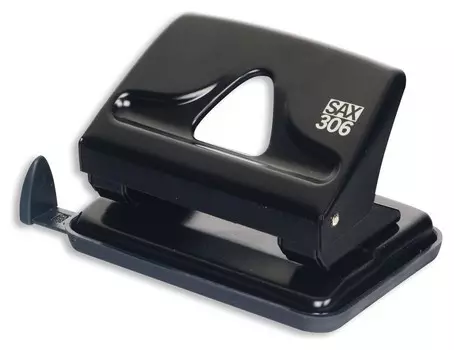 Дырокол SAX 306 до 20л., металл, с лин., черный, австрия-венгрия