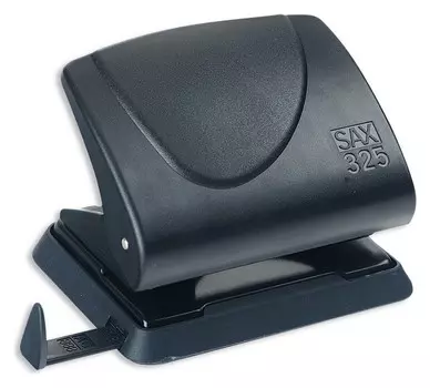 Дырокол SAX 325 до 25л., пластик, с лин., черный, австрия-венгрия