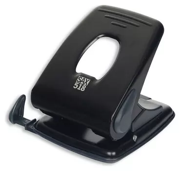 Дырокол SAX 518 до 40л., металл, с лин., черный, австрия-венгрия