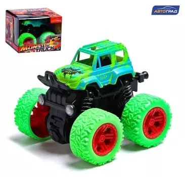 Джип инерционный Monster Truck, цвет зелёный