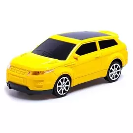 Джип инерционный Внедорожник, белый/желтый