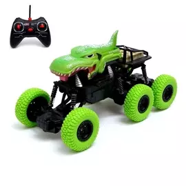 Джип радиоуправляемый Dino, 1:16, 4wd, работает от аккумулятора, цвет зелёный