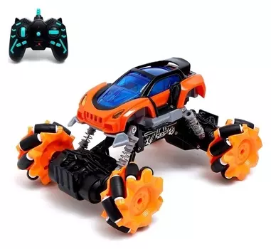 Джип радиоуправляемый Drift, 4wd, дрифт, работает от аккумулятора, цвет оранжевый