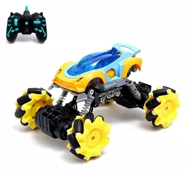 Джип радиоуправляемый Drift, 4wd, дрифт, работает от аккумулятора, цвет жёлтый