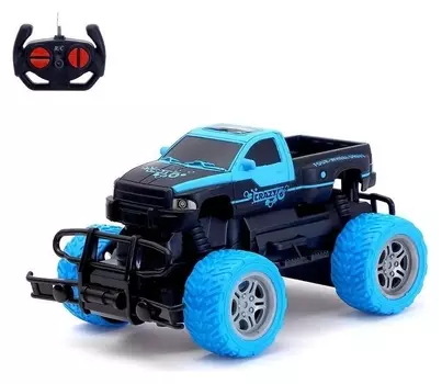 Джип радиоуправляемый «Экстримал», работает от батареек, цвет синий