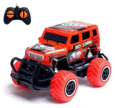 Джип радиоуправляемый на батарейках Граффити Цвет красный