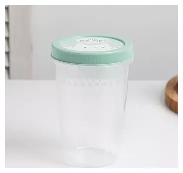 Емкость для сыпучих продуктов с крышкой 1 л «Все это мне?»