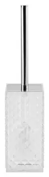 Ершик для унитаза напольный Rapas прозрачный, пластик