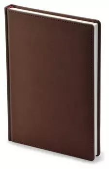 Ежедневник недатированный а5+, 136л, Velvet коричневый 3-115/03