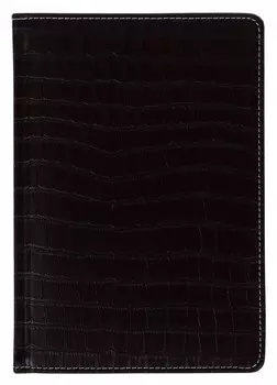 Ежедневник недатированный А5, 160 листов Wild, обложка искусственная кожа, 2 ляссе, тонированный блок 70 г/м2, темно-коричневый