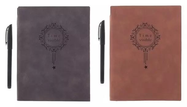 Ежедневник недатированный формат А5, 100 листов, линия, обложка ЛАЙТ, ПВХ, с отделением для ручки