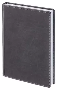 Ежедневник недатированный серый а5 176л сиам