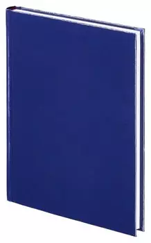 Ежедневник недатированный синий,а5,145х205мм,136л,ideal