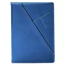 Ежедневник недатированный синий в твердом переплете 160л Portland Az055/blue