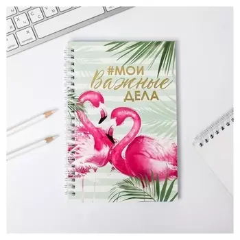 Ежедневник с тиснением #мои важные дела А5, 60 листов