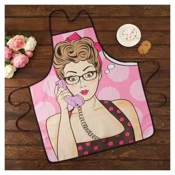 Фартук этель Love Life "Горошек" 70х80см, 100%пэ