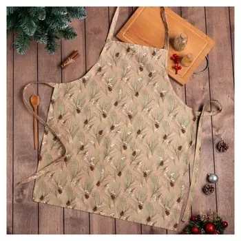 Фартук этель "Spruce Branches" 60х70см, 100%хл, саржа 190 г/м2
