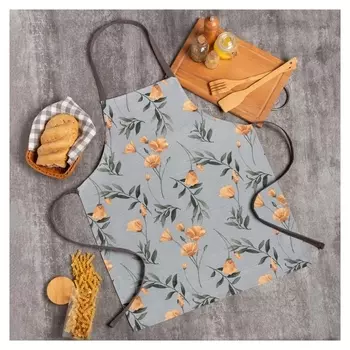 Фартук этель Yellow Poppies 60х70 см, 100% хлопок, репс 210 г/м2