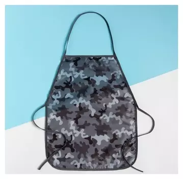Фартук детский этель «Серый милитари», 49 х 39 см