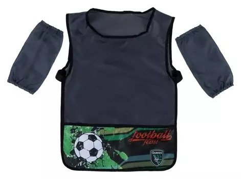 Фартук для труда (Накидка) + нарукавники, 568 х 405/240 х 160 мм, рост 116-146, ТПК пчелка, фн-1 "Футбольный матч"