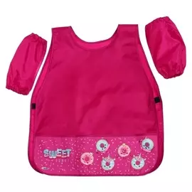 Фартук для труда, (Накидка) + нарукавники 570 х 480 мм, "Модные пончики"