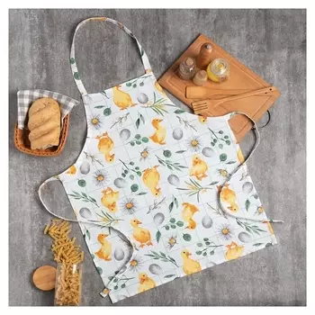 Фартук доляна Duckling 60х70 см, 100% хл, рогожка 164 г/м2