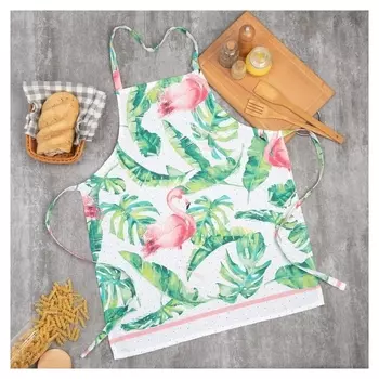 Фартук "Доляна" Tropical Kitchen 60х70 см, 100% хлопок, 164 г/м2
