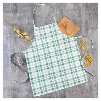 Фартук "Этель" Eucalyptus (Клетка) 60х70см, 100%хл,саржа 190 гр/м2