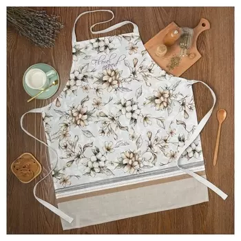 Фартук "Этель" Floral Mood 70х60 см, 100% хл, репс 210 гр/м2