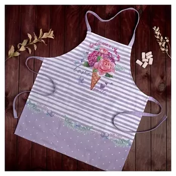 Фартук "Этель" любимая мама 60х65 см см, 100% хл, репс 190 гр/м2