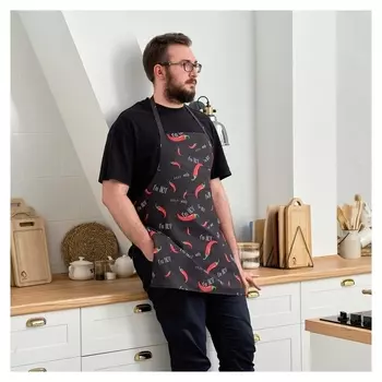 Фартук "Этель" Pepper 73х71 см, 100% хл, репс 210 гр/м2