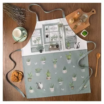 Фартук "Этель" романтика 70х60 см, 100% хлопок, саржа 190 г/м2