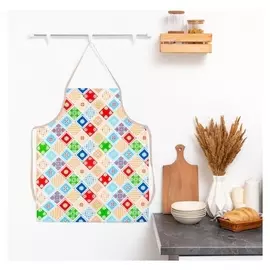 Фартук мари санна мозаика 7895-2, рогожка