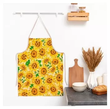 Фартук мари санна подсолнухи 9573-1, рогожка