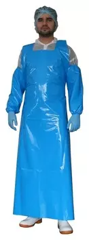 Фартук многоразовый Haccper Uretex TPU синий 0,15мм (950100)